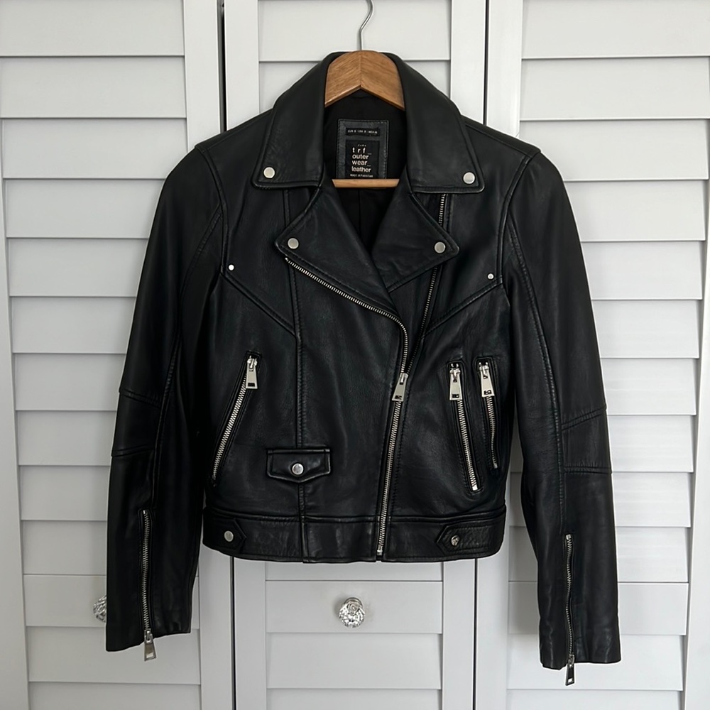ZARA TRF LEATHER JACKET